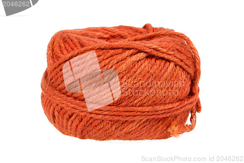 Image of Knitting yarn isolated on a white background