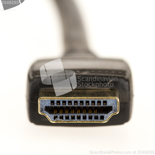 Image of Close-up of hdmi cable