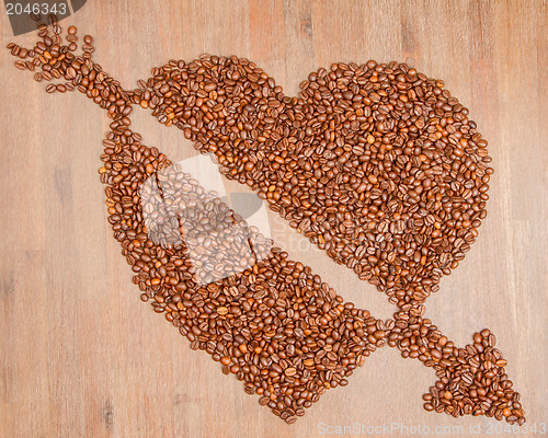 Image of Coffee heart 