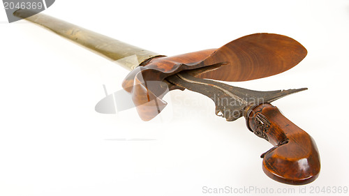 Image of Antique typical Indonesian kris knife