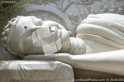 Image of Sleeping Buddha, landmark on Nha Trang, Vietnam 