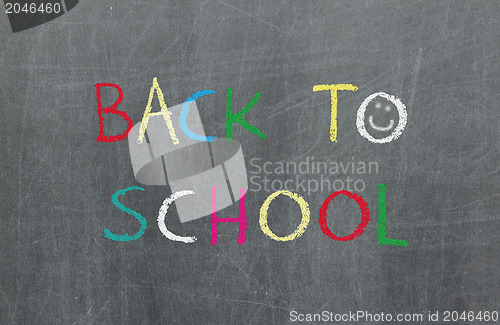 Image of Back to school, blackboard