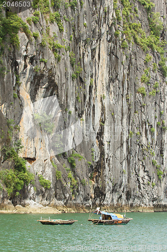 Image of Fishing boat in the Ha Long Bay