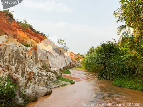 Image of Ham Tien canyon in Vietnam 