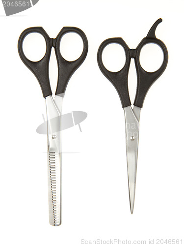 Image of Scissors (barber), isolated