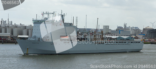 Image of British Navy ship