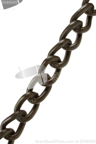 Image of Black chain isolated