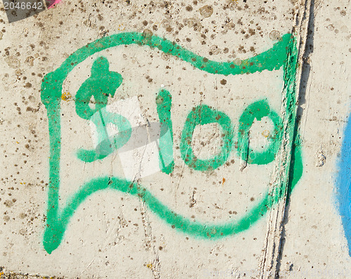 Image of Simple green dollar bill (graffity)