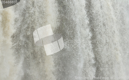 Image of Close up view of a waterfall