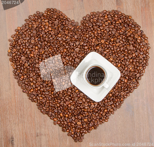 Image of Coffee heart 