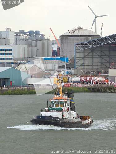 Image of Old tugboat in Rotterdam