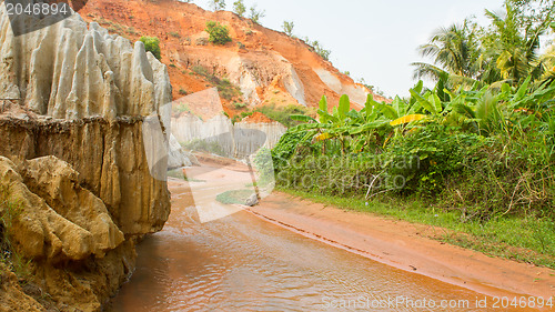 Image of Ham Tien canyon in Vietnam 