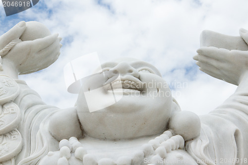 Image of Laughing Buddha isolated