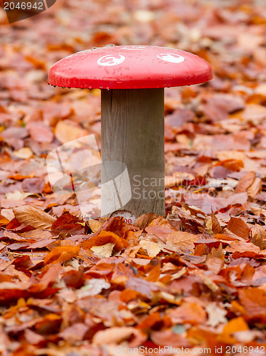 Image of Large metal mushroom 