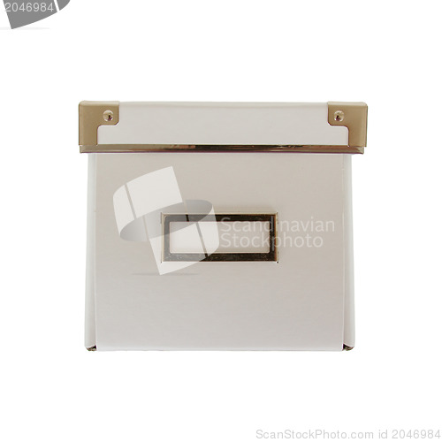 Image of White box isolated 