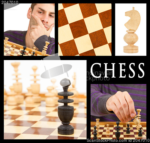 Image of Compilation of game of chess, series of five