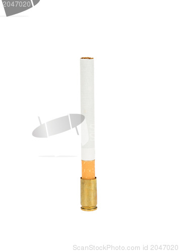 Image of New cigarette like a bullet