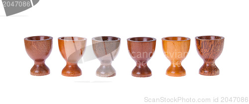 Image of Set of 6 different egg cups