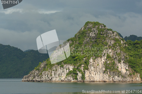 Image of Limestone rocks in Halong Bay, Vietnam