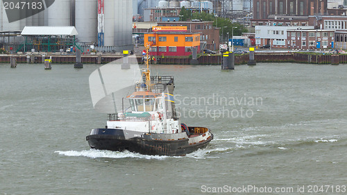 Image of Old tugboat in Rotterdam