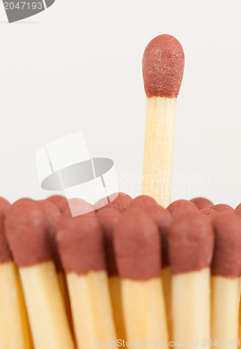 Image of Group of matches, isolated