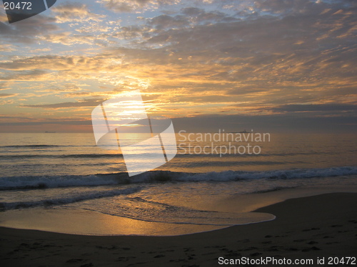 Image of Sunset at Bore beach