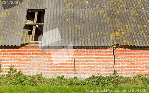 Image of Old stable roof collapsed