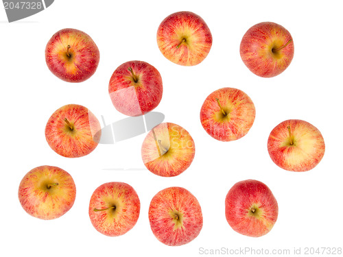 Image of Background with fresh red apples