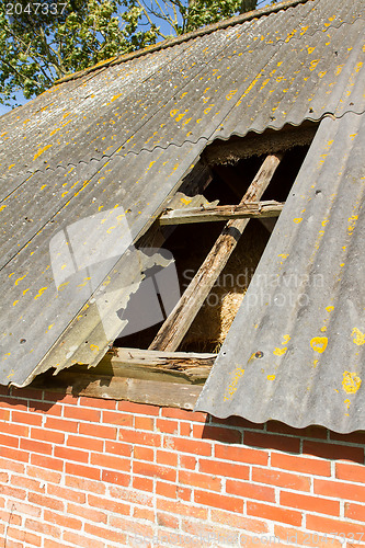 Image of Old stable roof collapsed