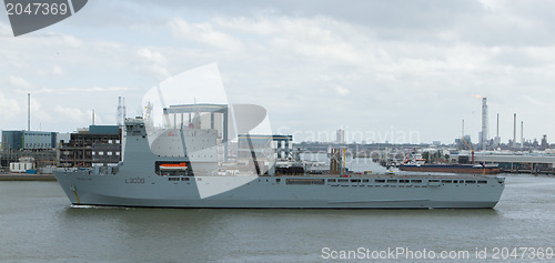 Image of British Navy ship