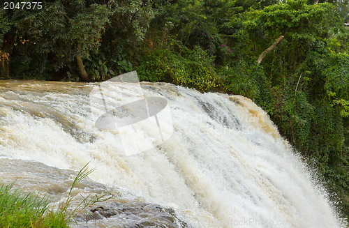 Image of River ending in a waterfall