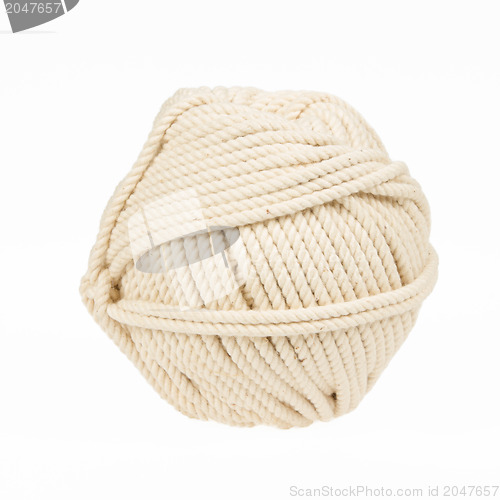 Image of Knitting yarn isolated on a white background