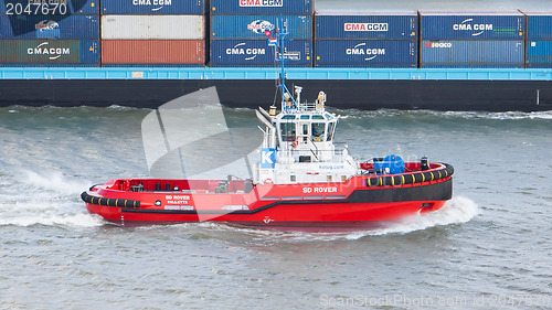 Image of Red tug