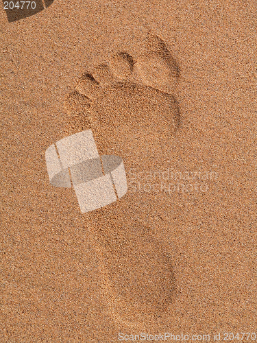 Image of footprint