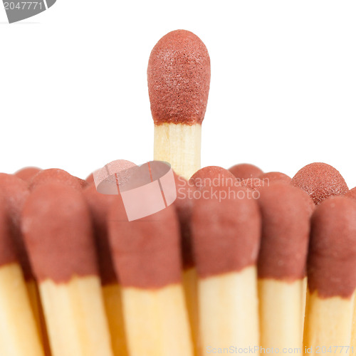 Image of Group of matches, isolated