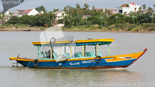 Image of Tourist boat in Hoi An, Vietnam