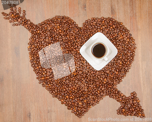 Image of Coffee heart 