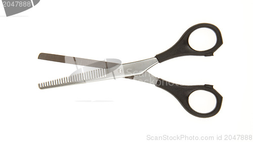 Image of Scissors (barber), isolated