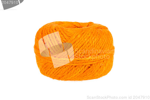 Image of Knitting yarn isolated on a white background