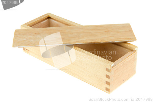 Image of Domino in wooden box