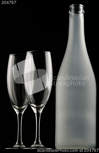 Image of Glasses & Bottle