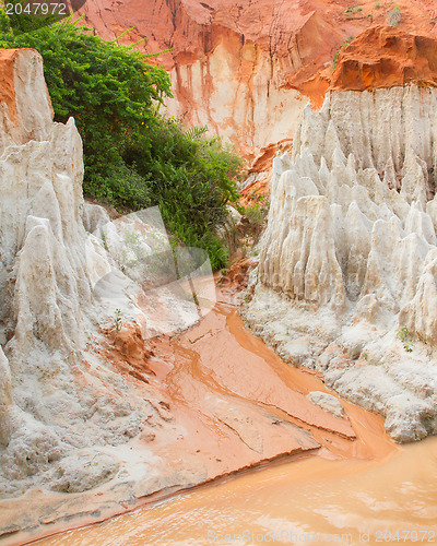 Image of Ham Tien canyon in Vietnam 