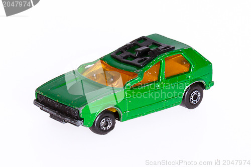 Image of Old broken toy car (1970)