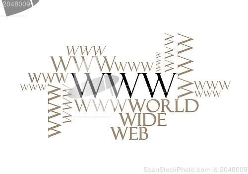 Image of WWW word concept