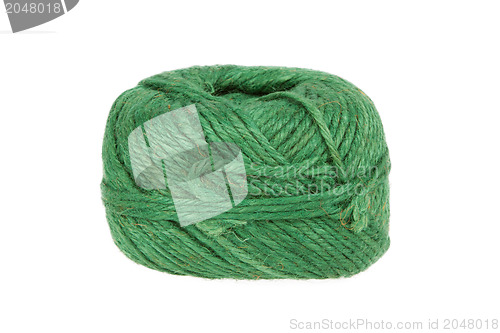 Image of Knitting yarn isolated on a white background