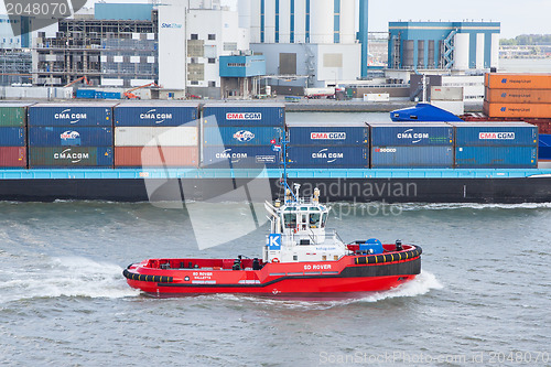 Image of Red tug