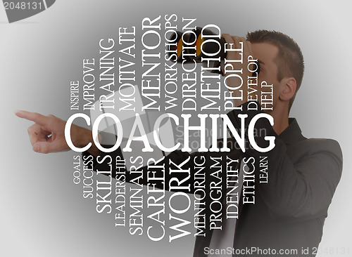 Image of Coaching cloud concept
