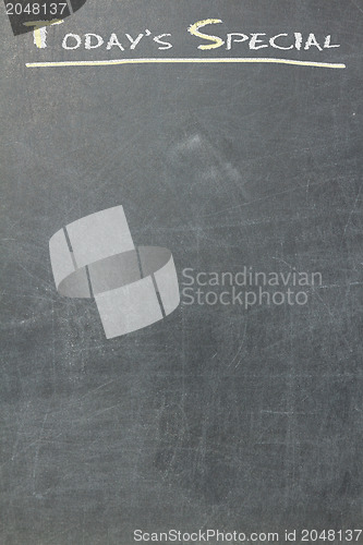 Image of Blackboard today special
