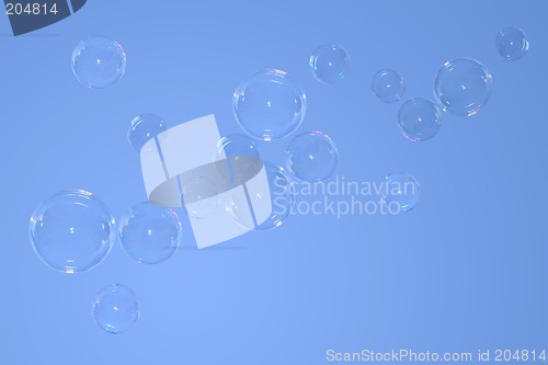 Image of Floating Bubbles