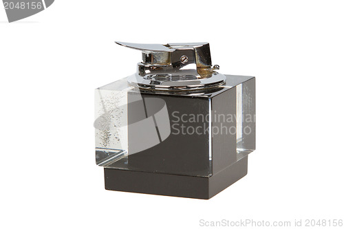 Image of Very old glass lighter, isolated